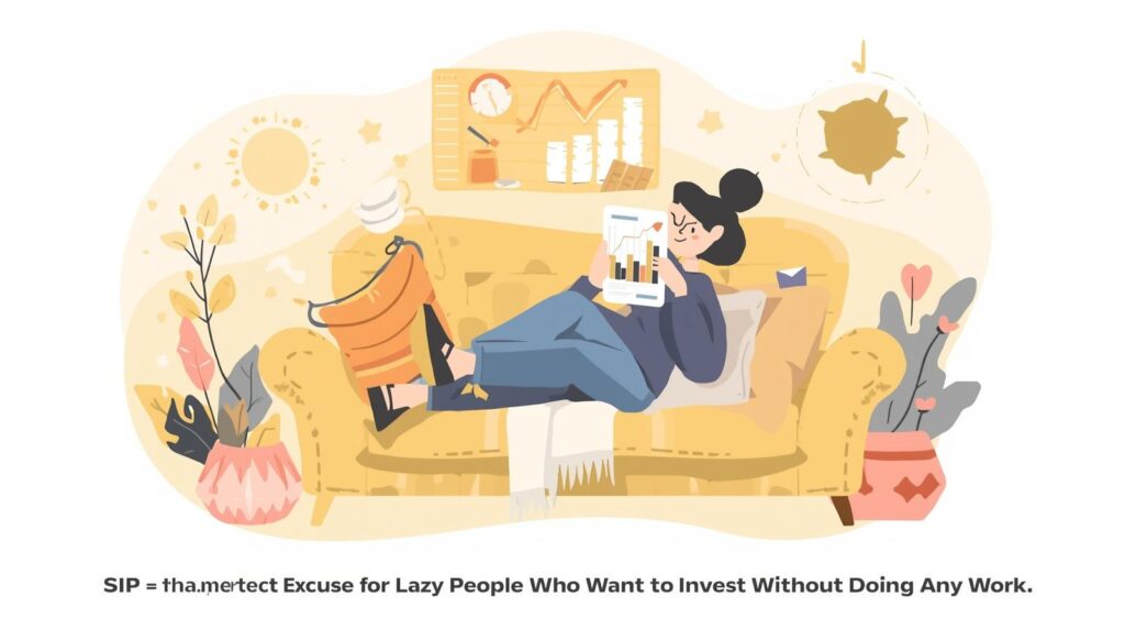 SIP = The Perfect Excuse for Lazy People Who Want to Invest Without Doing Any work.