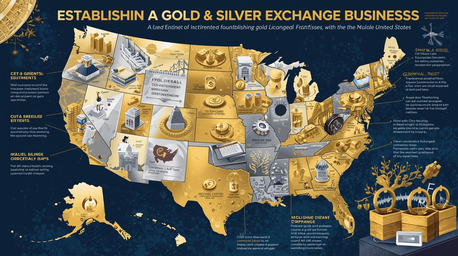 How to Start a Gold and Silver Exchange in the USA
