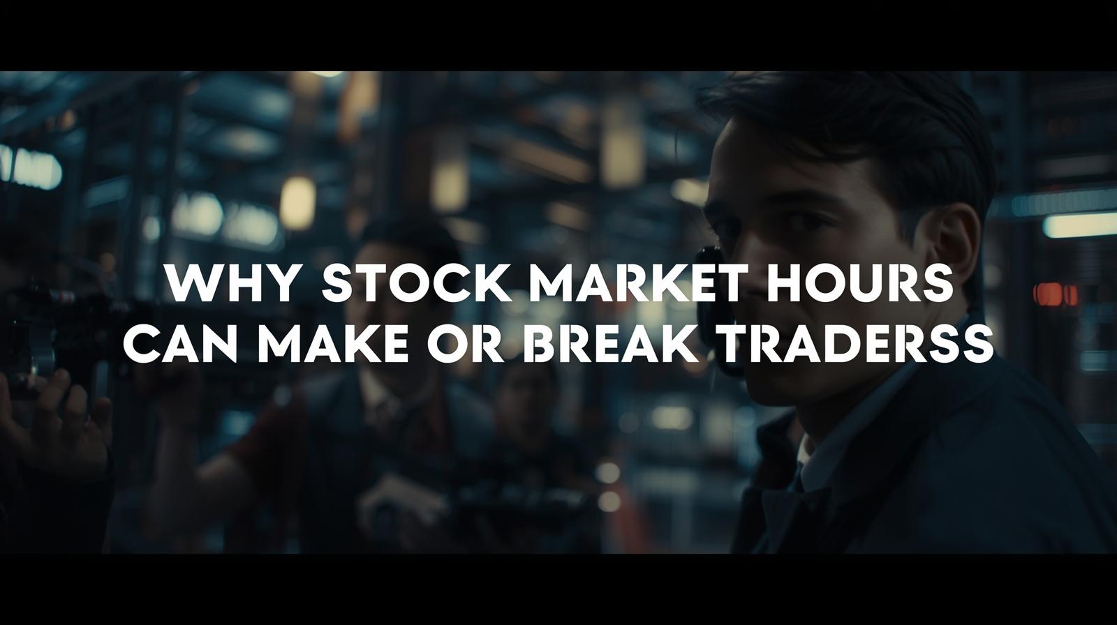 Why Stock Market Hours Can Make or Break Traders